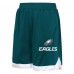 Подростковая Philadelphia Eagles Outerstuff Midnight Green All Star Mesh Shorts
