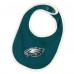 Малышам & Newborn Philadelphia Eagles Outerstuff Up One Three-Piece Bodysuit, Bib & Booties Set