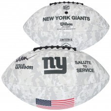 Abdul Carter New York Giants Autographed Fanatics Authentic Wilson 2024 Salute To Service Football