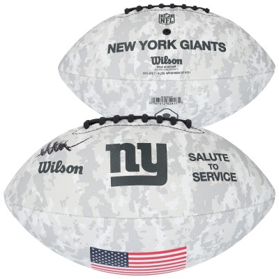 Abdul Carter New York Giants Autographed Fanatics Authentic Wilson 2024 Salute To Service Football