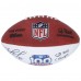 Mario Manningham New York Giants Autographed 100th Season Wilson White Panel Football with SB XLVI Champs Inscription