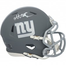 Abdul Carter New York Giants Autographed Fanatics Authentic Riddell Slate Speed Mini Helmet