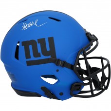 Abdul Carter New York Giants Autographed Fanatics Authentic Riddell Rave Speed Authentic Helmet