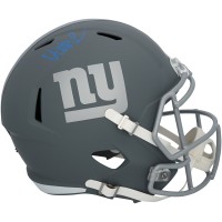 Abdul Carter New York Giants Autographed Fanatics Authentic Riddell Slate Speed Replica Helmet
