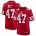 San Francisco 49ers Bryce Huff Nike Scarlet Team Game Jersey