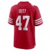 San Francisco 49ers Bryce Huff Nike Scarlet Team Game Jersey