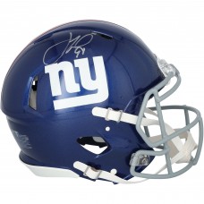 Justin Tuck New York Giants Autographed Fanatics Authentic Riddell Speed Authentic Helmet