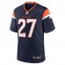 Игровая джерси Denver Broncos J.K. Dobbins Nike Navy Alternate Game