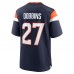 Игровая джерси Denver Broncos J.K. Dobbins Nike Navy Alternate Game