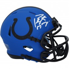 Peyton Manning Indianapolis Colts Autographed Fanatics Authentic Riddell Rave Speed Mini Helmet