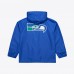 Seattle Seahawks Mitchell & Ness Royal Coaches Full-Snap Hooded Windbreaker Jacket