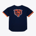 Джерси Chicago Bears Mitchell & Ness Navy Head Coach Mesh Full-Button Fashion
