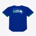 Seattle Seahawks Mitchell & Ness Royal Head Coach Mesh Full-Button Fashion Jersey