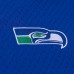 Seattle Seahawks Mitchell & Ness Royal Head Coach Mesh Full-Button Fashion Jersey