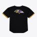 Джерси Baltimore Ravens Mitchell & Ness Black Head Coach Mesh Full-Button Fashion