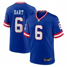 New York Giants Jaxson Dart Nike Royal Alternate 2 Classic Game Jersey