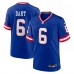 New York Giants Jaxson Dart Nike Royal Alternate 2 Classic Game Jersey