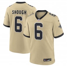 Игровая джерси New Orleans Saints Tyler Shough Nike Gold Alternate Game Player