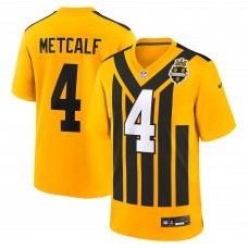 Игровая джерси Pittsburgh Steelers DK Metcalf Nike Gold Alternate 1933 Throwback Game