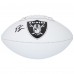 Geno Smith Las Vegas Raiders Autographed Fanatics Authentic Franklin White Panel Football