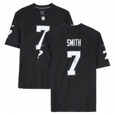 Geno Smith Las Vegas Raiders Autographed Fanatics Authentic Black Nike Game Jersey