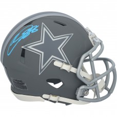 CeeDee Lamb Dallas Cowboys Autographed Fanatics Authentic Riddell Slate Speed Mini Helmet
