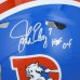John Elway Denver Broncos Autographed Fanatics Authentic Riddell 1975-96 Throwback Speed Authentic Helmet with HOF 04 Inscription