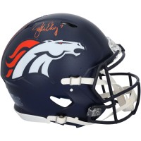 John Elway Denver Broncos Autographed Fanatics Authentic Riddell 2024 Speed Authentic Helmet