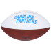 Bryce Young Carolina Panthers Autographed Fanatics Authentic Franklin White Panel Football with 'Keep Pounding' Inscription