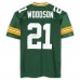 Игровая джерси Charles Woodson Green Bay Packers Autographed Fanatics Authentic Green Mitchell & Ness 2010 Authentic