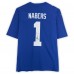 Malik Nabers New York Giants Autographed Fanatics Authentic Royal Nike Vapor F.U.S.E. Limited Jersey