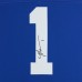 Malik Nabers New York Giants Autographed Fanatics Authentic Royal Nike Vapor F.U.S.E. Limited Jersey