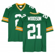 Charles Woodson Green Bay Packers Autographed Fanatics Authentic Green Mitchell & Ness 2010 Legacy Jersey