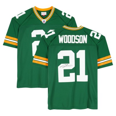 Charles Woodson Green Bay Packers Autographed Fanatics Authentic Green Mitchell & Ness 2010 Legacy Jersey