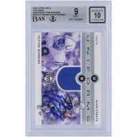 Peyton Manning Indianapolis Colts Autographed 2002 Upper Deck Uniforms Relic #UDU-PM Beckett Fanatics Witnessed Authenticated 9/10 Card