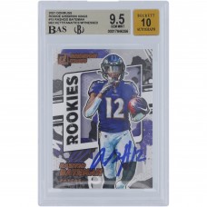 Rashod Bateman Baltimore Ravens Autographed 2021 Panini Donruss Gridiron Kings #RGK-RBA Beckett Fanatics Witnessed Authenticated 9.5/10 Rookie Card