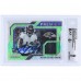 Rashod Bateman Baltimore Ravens Autographed 2021 Panini Prizm Premier Neon Green Pulsar Jersey Relic #PJ-10 Beckett Fanatics Witnessed Authenticated 9/10 Rookie Card
