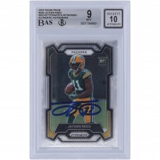 Jayden Reed Green Bay Packers Autographed 2023 Panini Prizm #334 Beckett Fanatics Witnessed Authenticated 9/10 Rookie Card