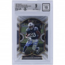 Jonathan Taylor Indianapolis Colts Autographed 2020 Panini Select #53 Beckett Fanatics Witnessed Authenticated 9/10 Rookie Card