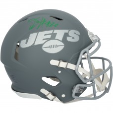 Breece Hall New York Jets Autographed Fanatics Authentic Riddell Slate Speed Authentic Helmet Breece Hall New York Jets Autographed Fanatics Authentic Riddell Slate Speed Authentic Helmet