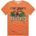 Футболка Cincinnati Bengals Homage Orange NFL x Grateful Dead Tri-Blend