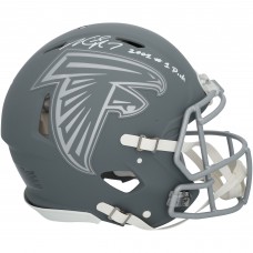 Michael Vick Atlanta Falcons Autographed Fanatics Authentic Riddell Slate Speed Authentic Helmet with 2001 #1 Pick Inscription