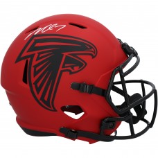 Michael Vick Atlanta Falcons Autographed Fanatics Authentic Riddell Rave Speed Replica Helmet