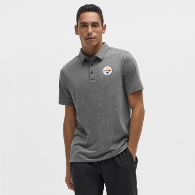 Pittsburgh Steelers lululemon Heather Black Evolution Polo
