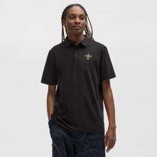 New Orleans Saints lululemon Black Evolution Polo New Orleans Saints lululemon Black Evolution Polo