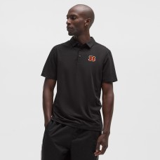 Cincinnati Bengals lululemon Black Evolution Polo