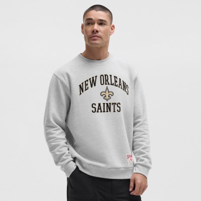 New Orleans Saints lululemon Heathered Silver Drop Steady State Sweatshirt