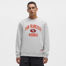 San Francisco 49ers lululemon Heathered Silver Drop Steady State Sweatshirt San Francisco 49ers lululemon Heathered Silver Drop Steady State Sweatshirt