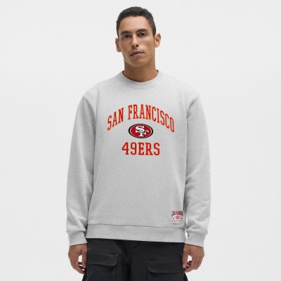 San Francisco 49ers lululemon Heathered Silver Drop Steady State Sweatshirt