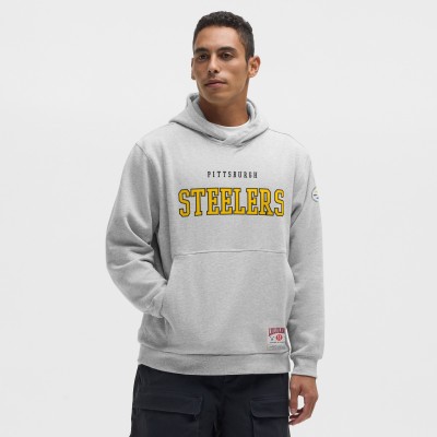 Pittsburgh Steelers lululemon Heathered Silver Drop Steady State Pullover Hoodie